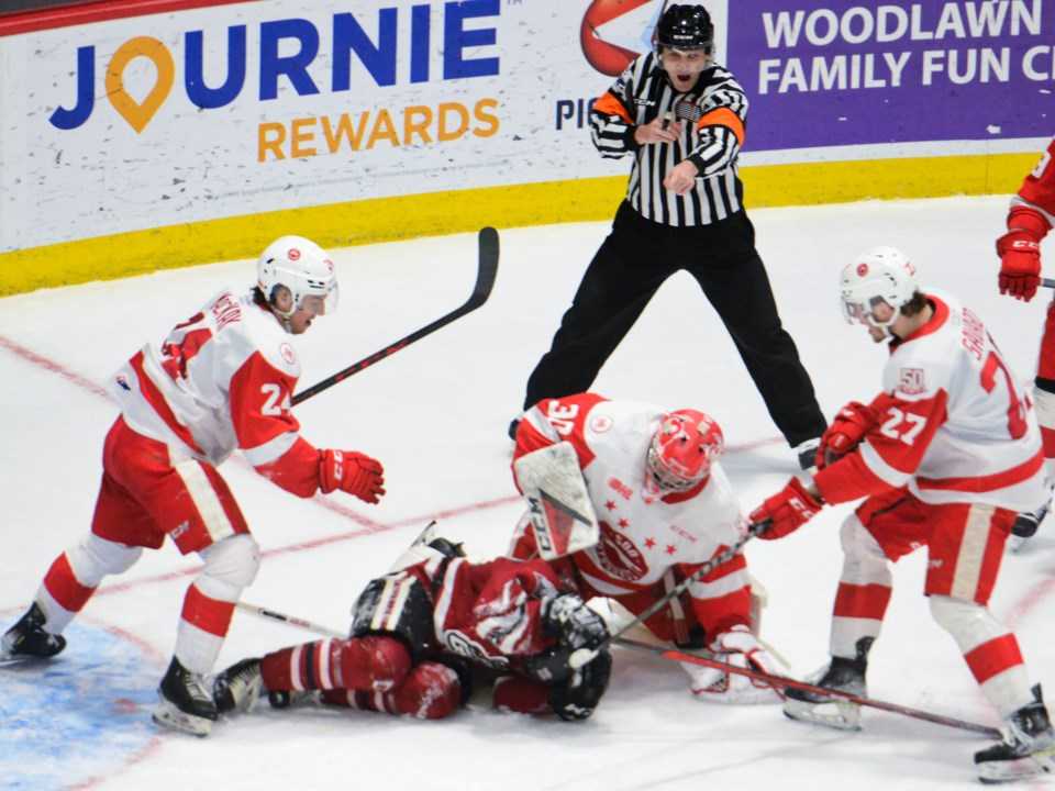 NEW POST: OHL's Top Greyhounds open Semi-Finals on the road May 6th. 45 Tynan Punch Guelph TodayTony