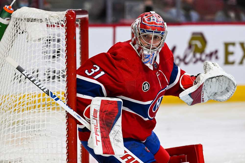What do the Montréal Canadiens do about a crammed offence? 43 Montréal Canadiens goaltender Carey Price