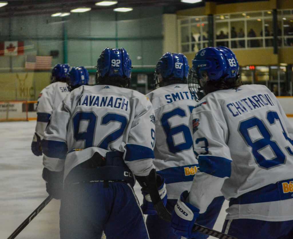 Cubs host Vikings on Technica Mining night 42 Cubs players celebrate a goal