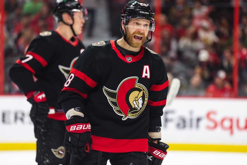 Claude Giroux and Alex Debrincat inspiring Ottawa Senators' core 42 Ottawa Senators Right Wing Claude Giroux 28