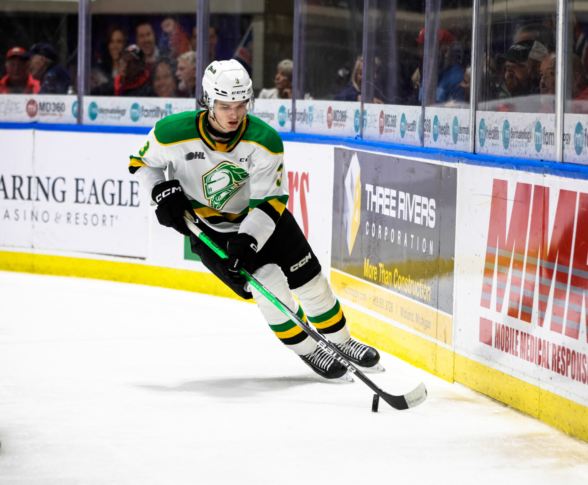Sam Dickinson of the London Knights