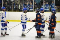 Cubs shake hands with Thunderbirds