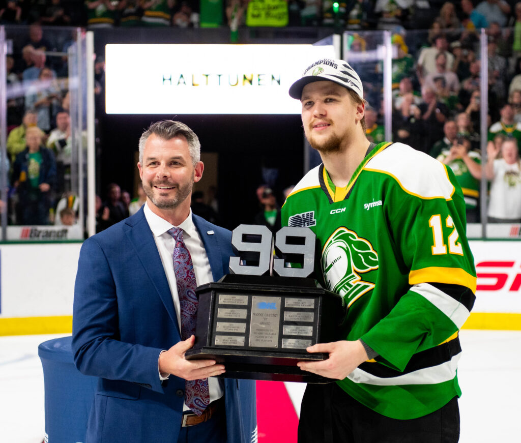 London Knights cement OHL legacy with back-to-back titles 43 London Knights forward Kasper Halttunen named MVP