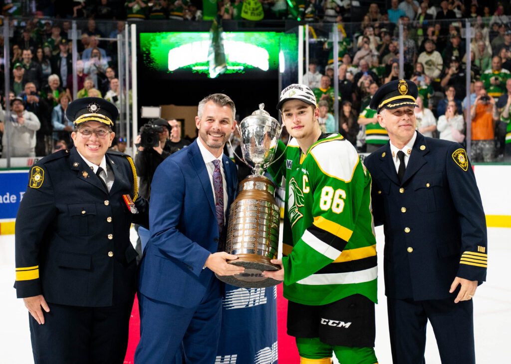 London Knights cement OHL legacy with back-to-back titles 44 London Knights captain Denver Barkey received the J. Ross Robertson