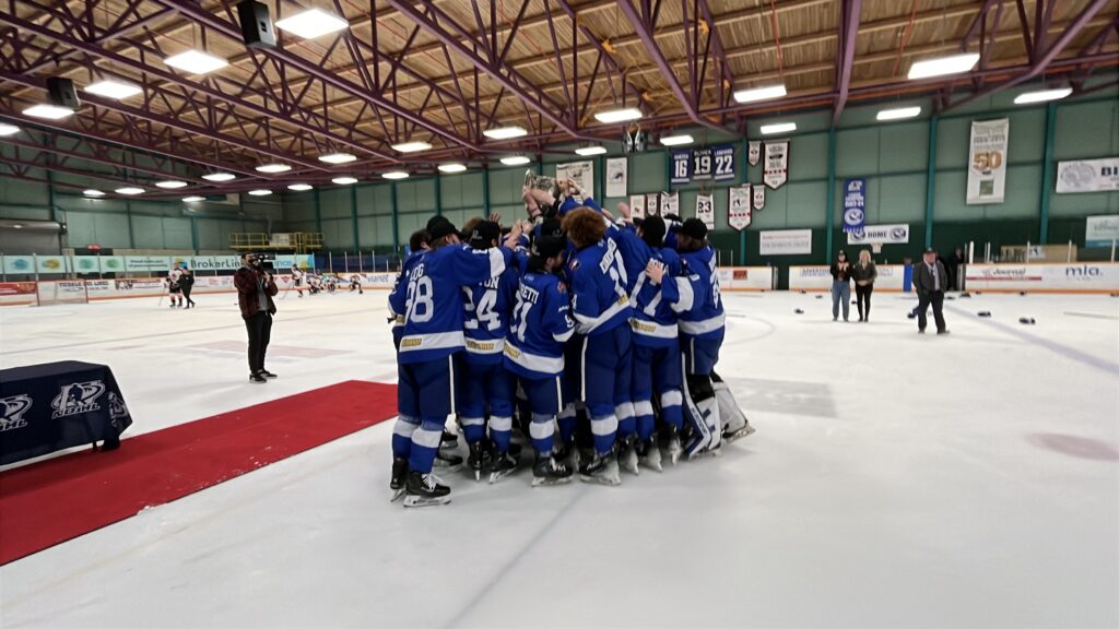 Epic victory: Cubs repeat as NOJHL champions after Game 7 win over Hearst 43 Cubs touch the trophy