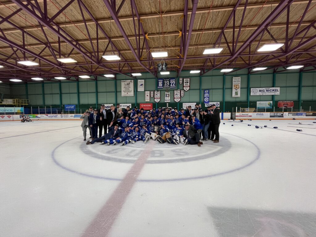 Epic victory: Cubs repeat as NOJHL champions after Game 7 win over Hearst 42 Cubs celebrate win
