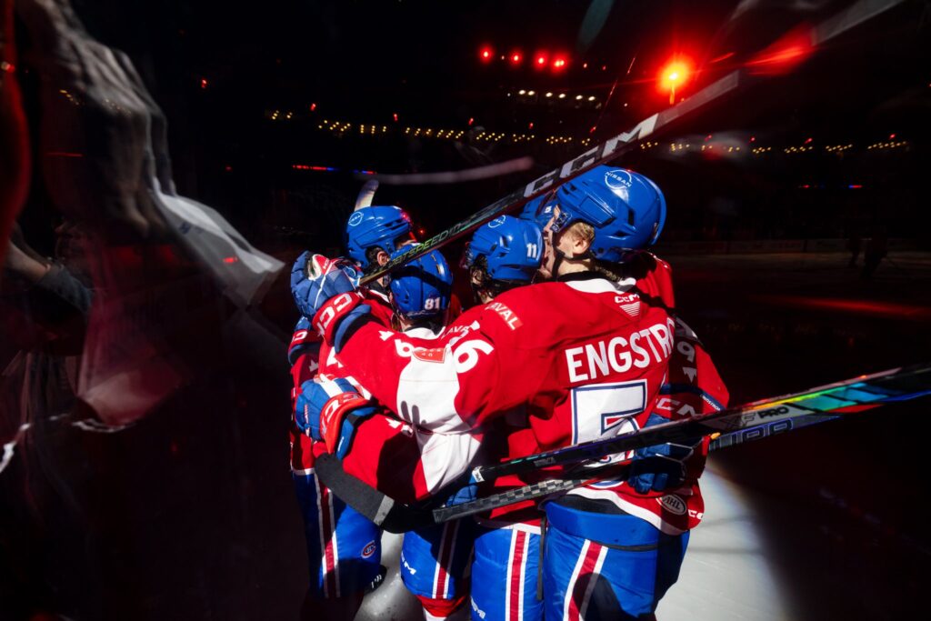 Laval Rocket win decisive Game 5, advance to Eastern Conference Final 42 Laval Rocket players celebrating a goal