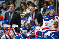 Wildcats' head coach Gardiner MacDougall during Memorial Cup game