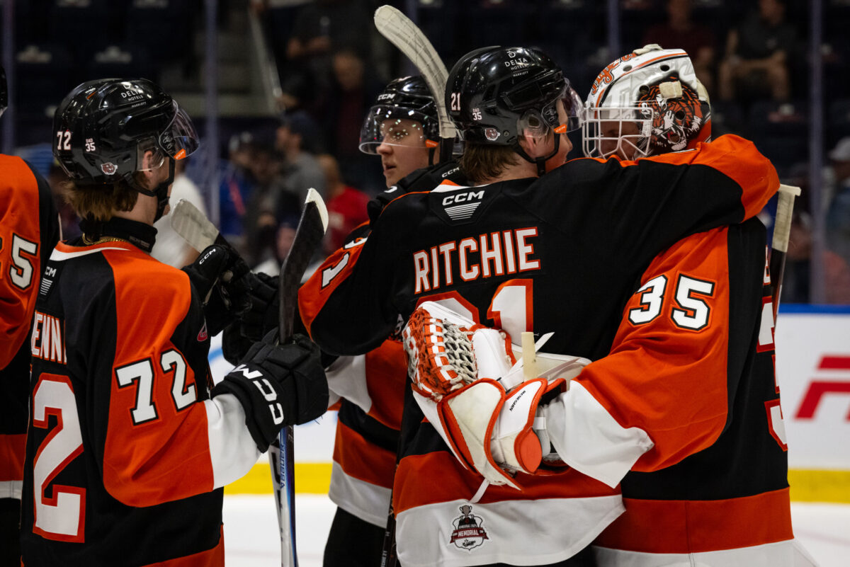 Ryder Ritchie celebrates with team