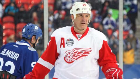 Shanahan as a Red Wing